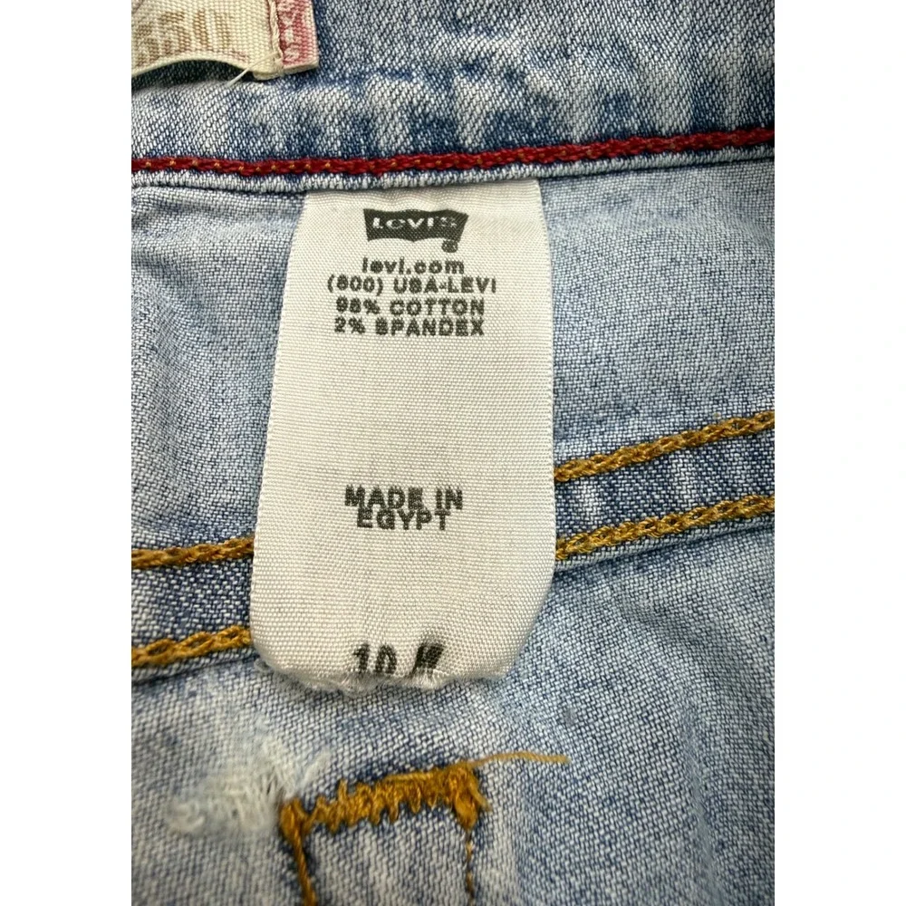 Levi's 550‎ Relaxed Bootcut Jeans Women's 10M Vintage Y2K Heavy Grunge Stained
